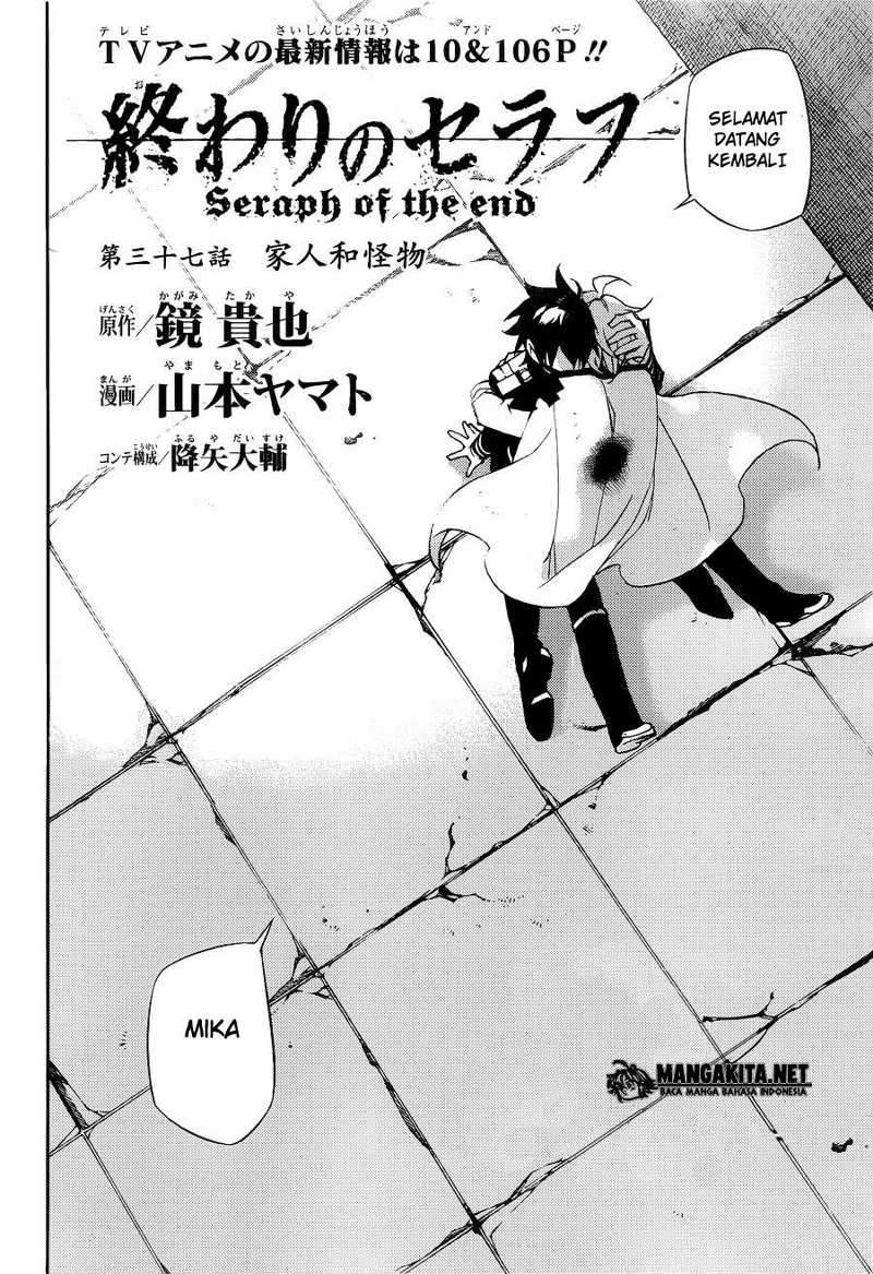 Owari no Seraph chapter 37 halaman 3