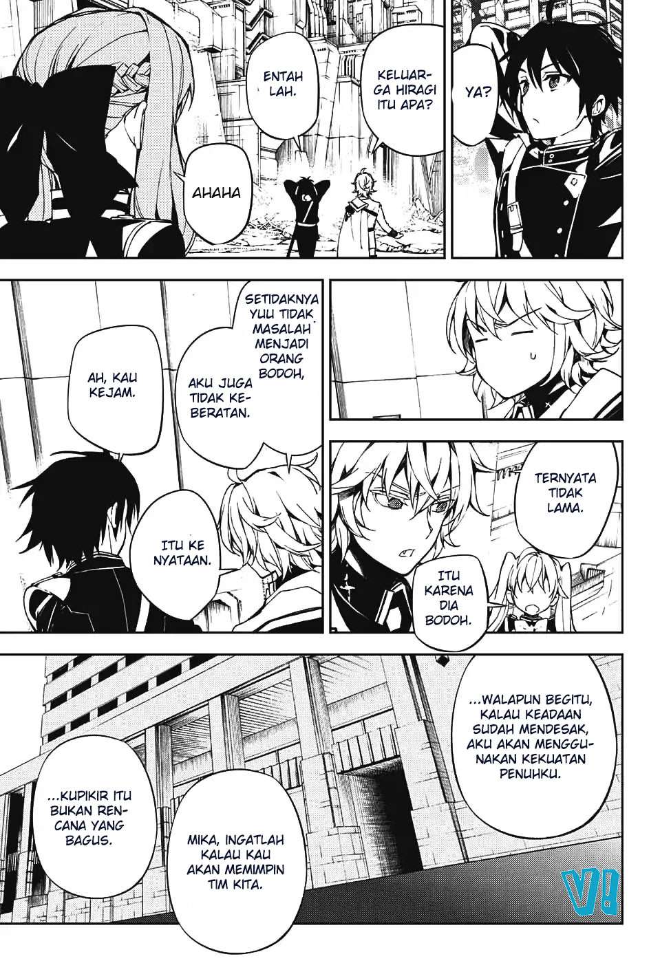 Owari no Seraph chapter 70 halaman 19