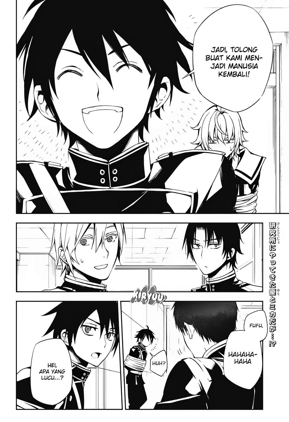 Owari no Seraph chapter 73 halaman 4
