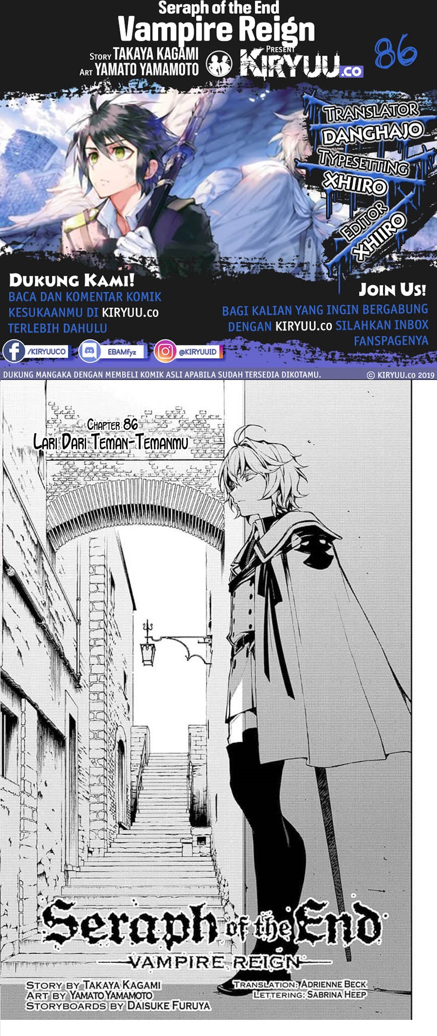 Owari no Seraph chapter 86 halaman 1
