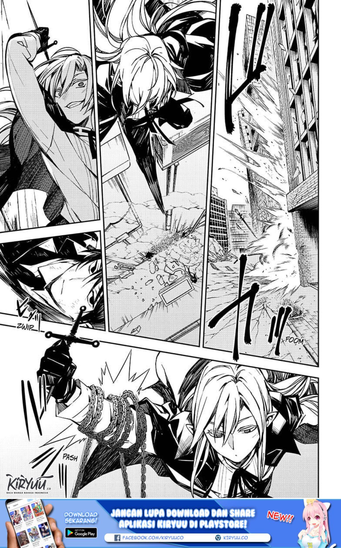 Owari no Seraph chapter 91 halaman 24
