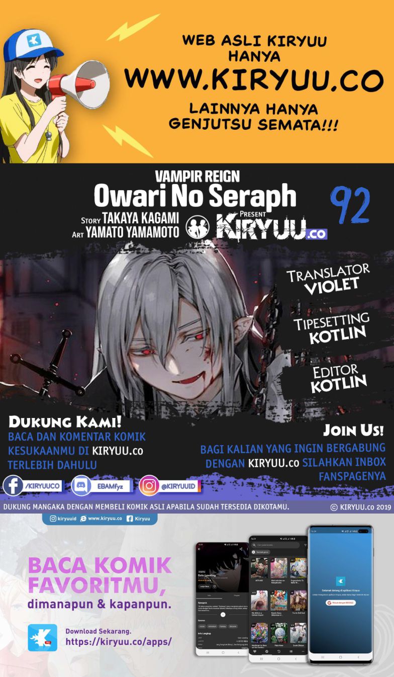 Owari no Seraph chapter 92 halaman 1
