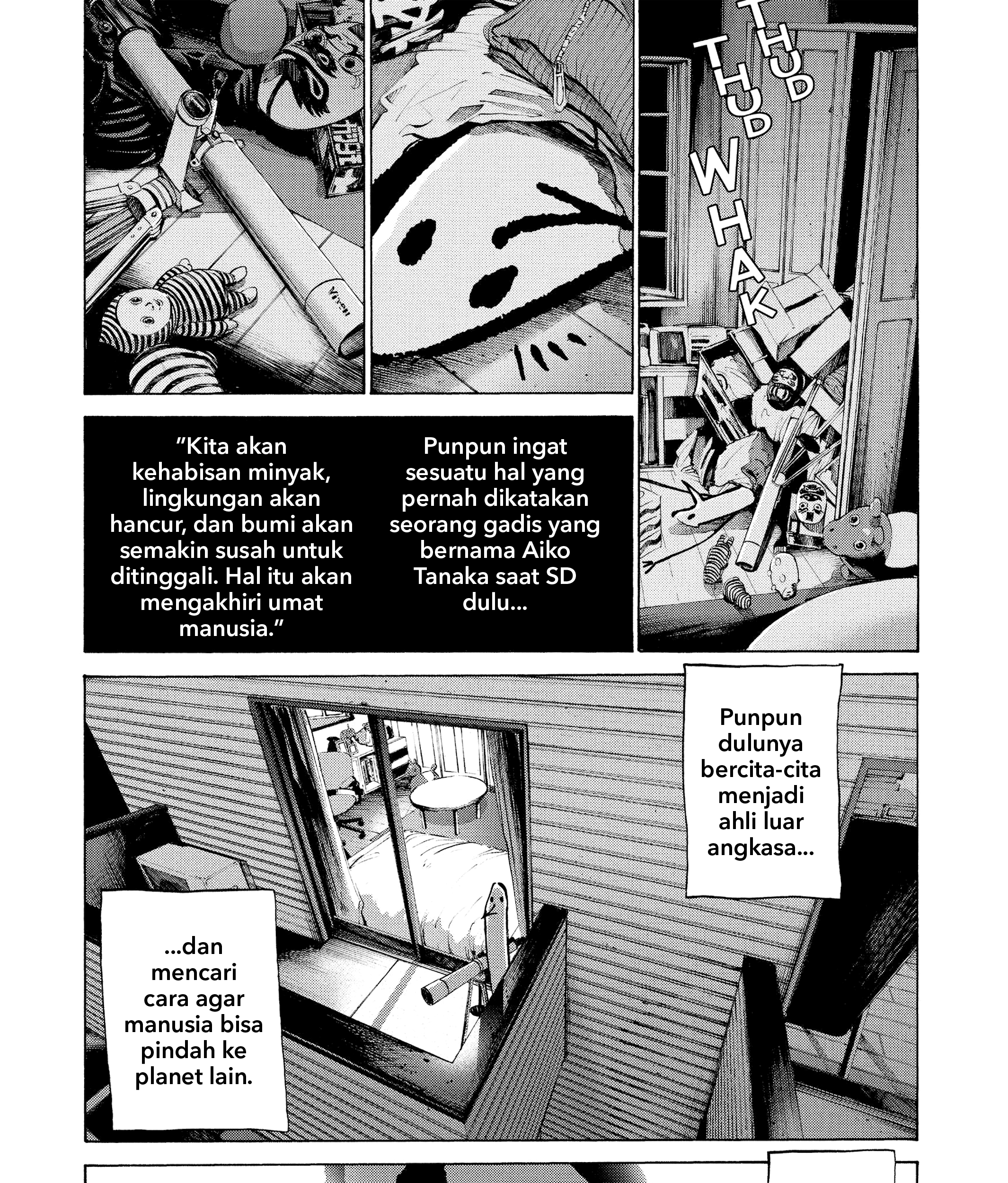 Oyasumi Punpun Bab 44 halaman 17