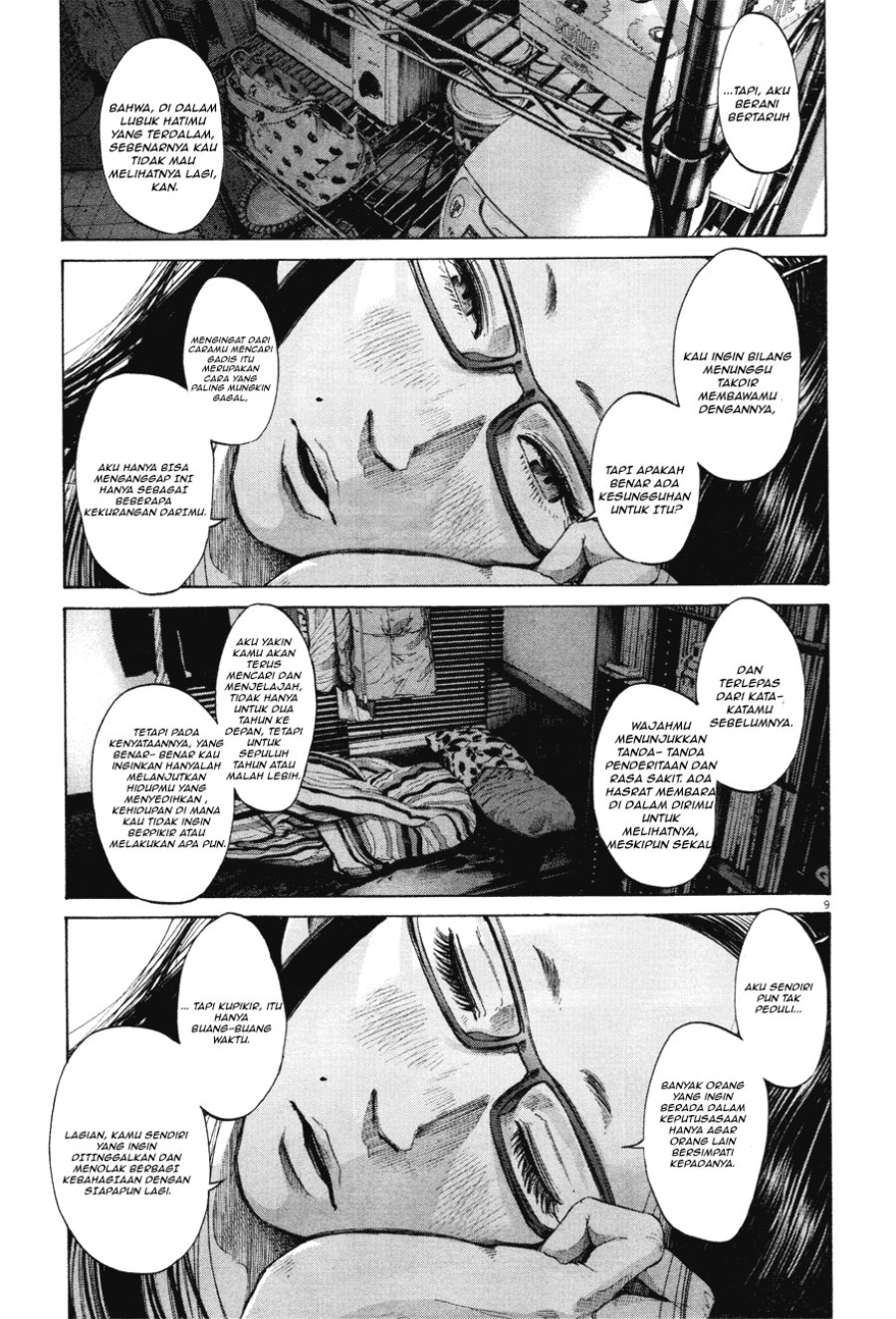 Oyasumi Punpun Bab 81 halaman 9