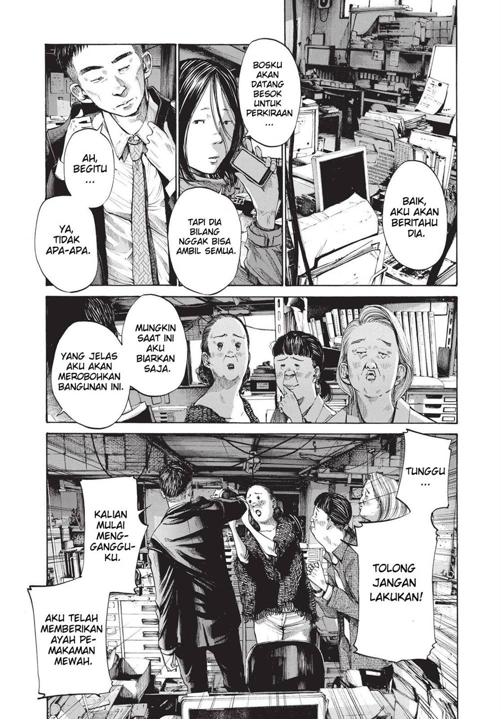 Oyasumi Punpun Bab 95 halaman 14