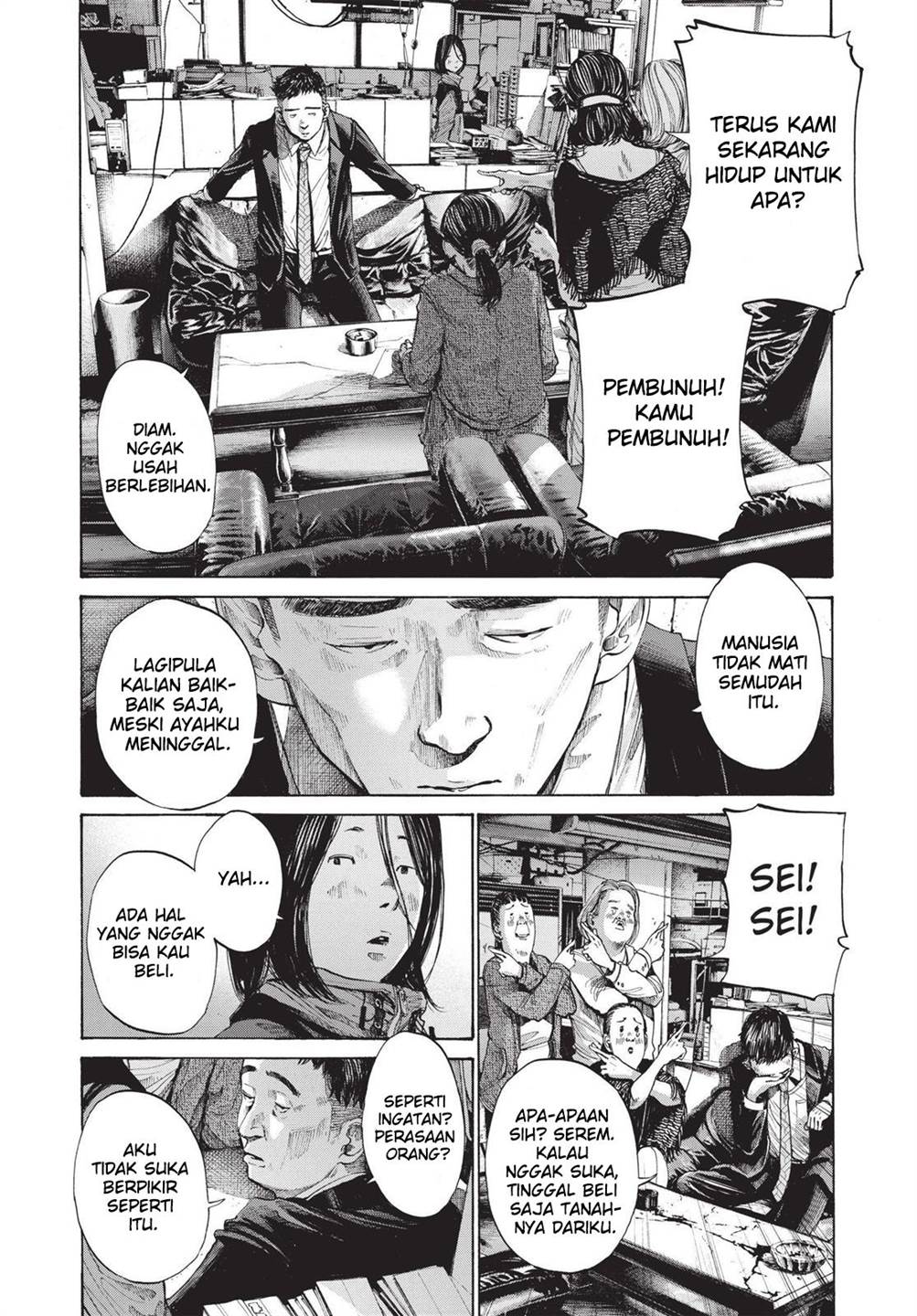 Oyasumi Punpun Bab 95 halaman 15