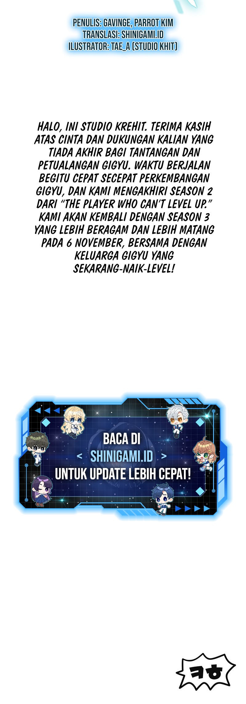 Player Who Can’t Level Up Bab 122 halaman 60