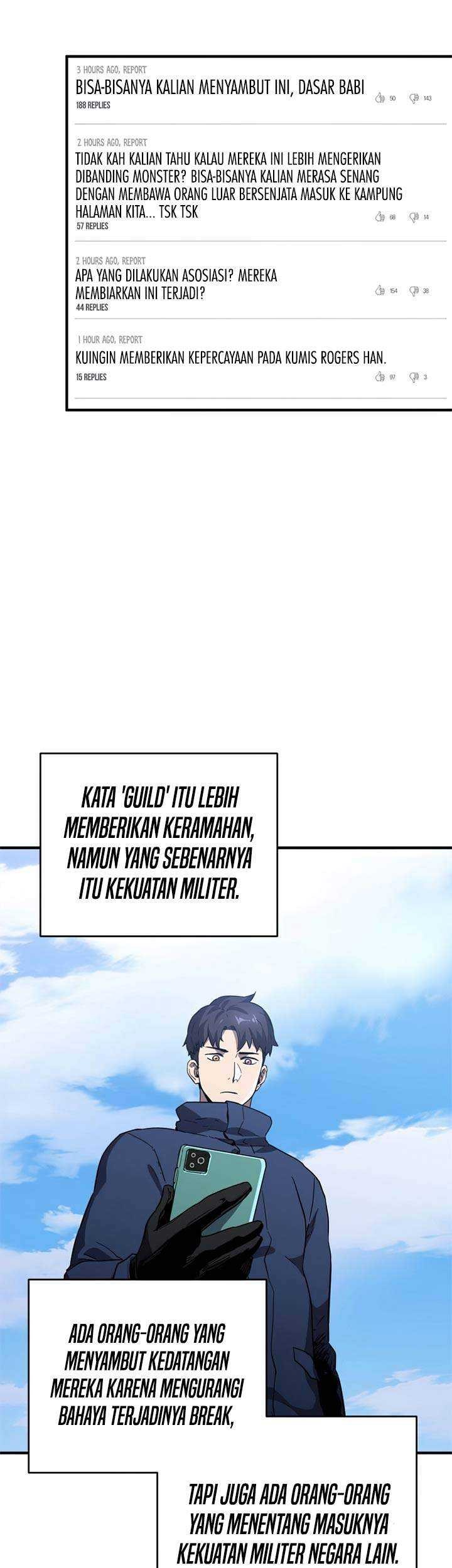 Player Who Can’t Level Up Bab 45 halaman 34