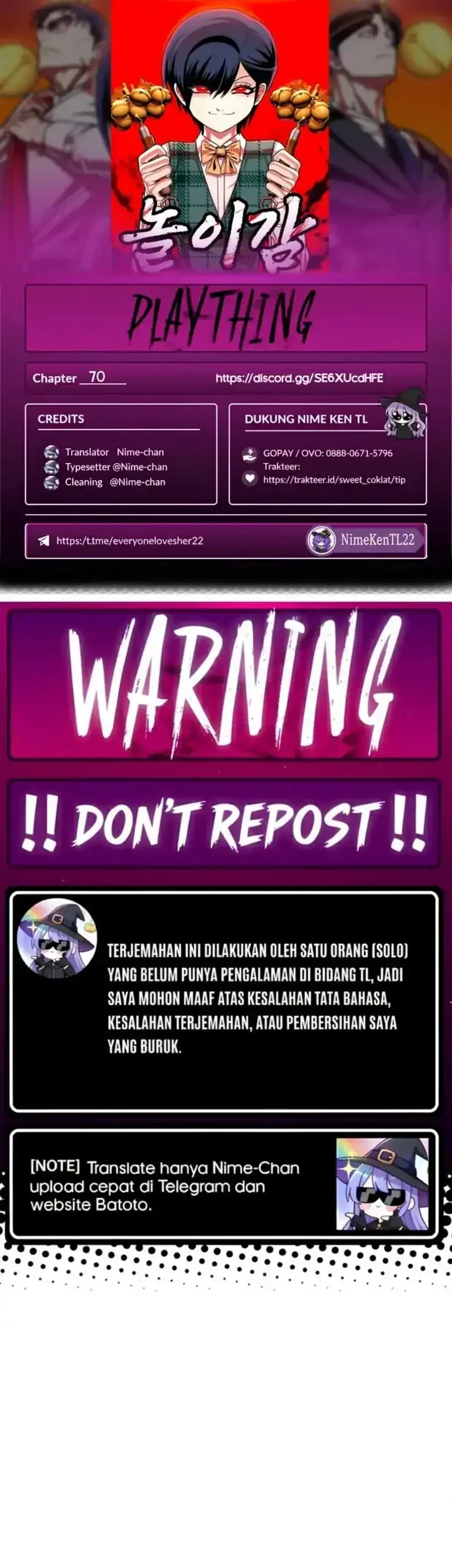 Plaything Bab 70 halaman 1