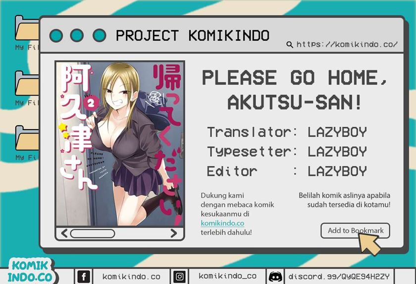 Please Go Home, Akutsu-san! chapter 49 halaman 1