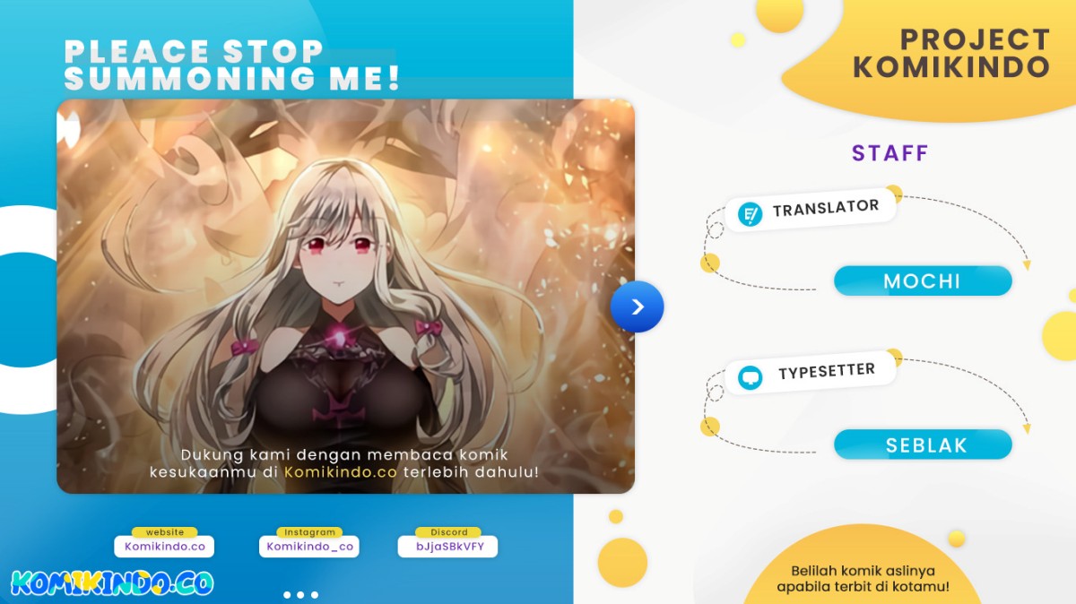 Please Stop Summoning Me! Bab 01 halaman 1