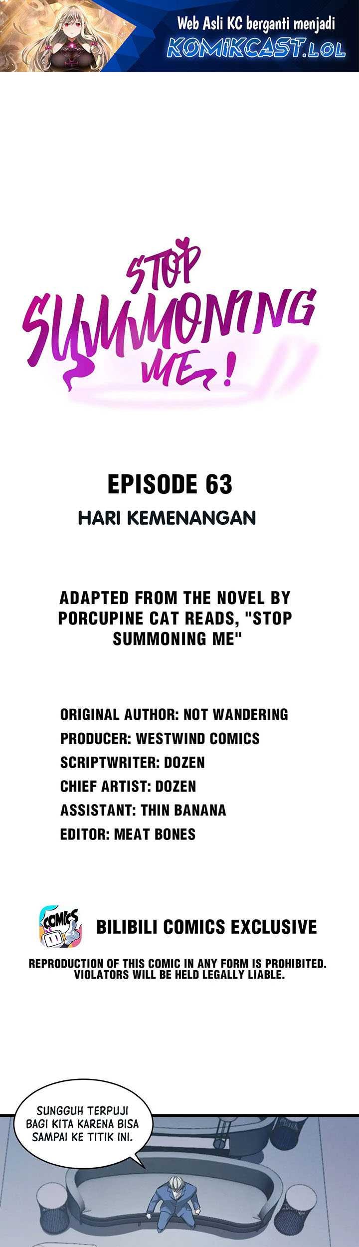Please Stop Summoning Me! Bab 63 halaman 2