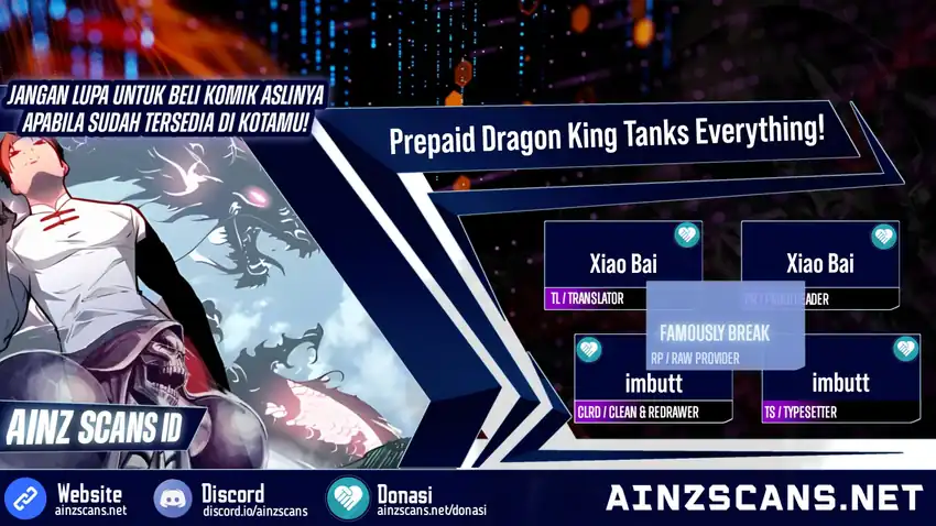 Prepaid Dragon King Tanks Everything! chapter 21 halaman 1