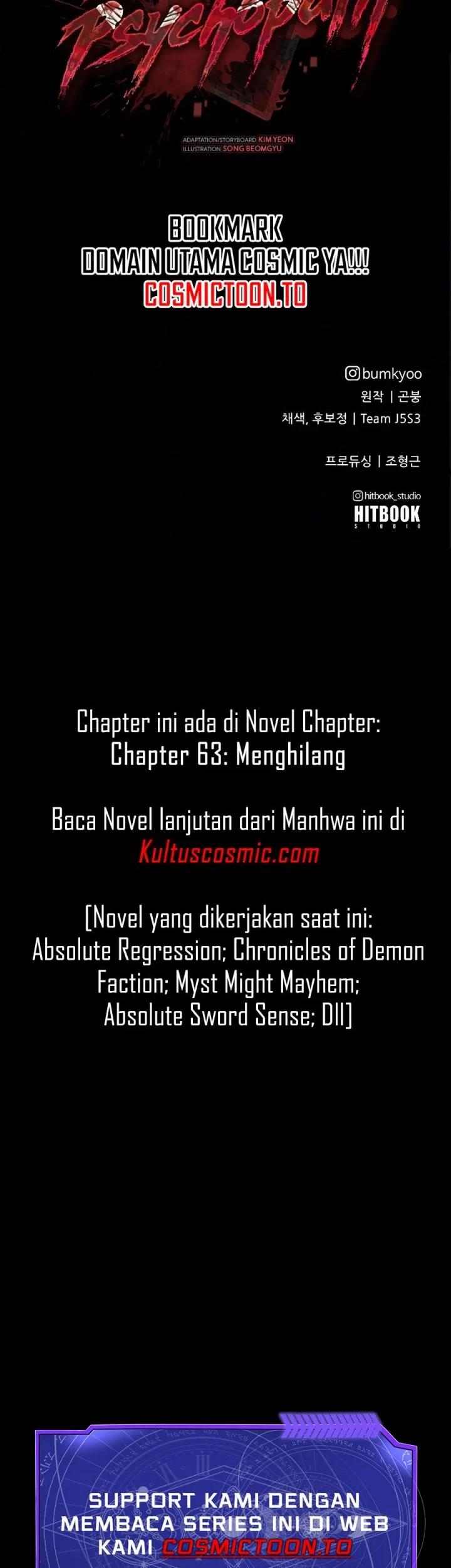 Psychopath in Murim chapter 34 halaman 71