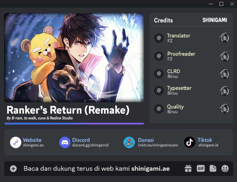 Ranker’s Return (Remake) Bab 160 halaman 1