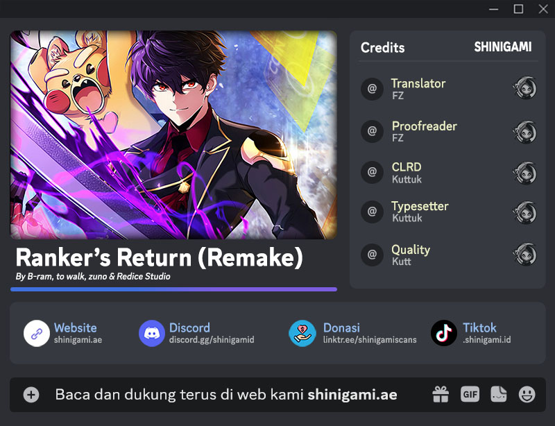 Ranker’s Return (Remake) Bab 166 halaman 1