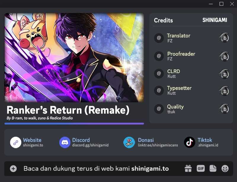 Ranker’s Return (Remake) Bab 208 halaman 1