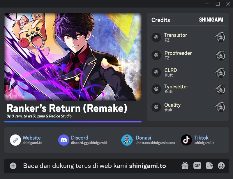 Ranker’s Return (Remake) Bab 210 halaman 1