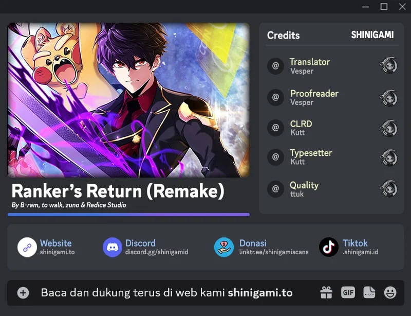 Ranker’s Return (Remake) Bab 244 halaman 1