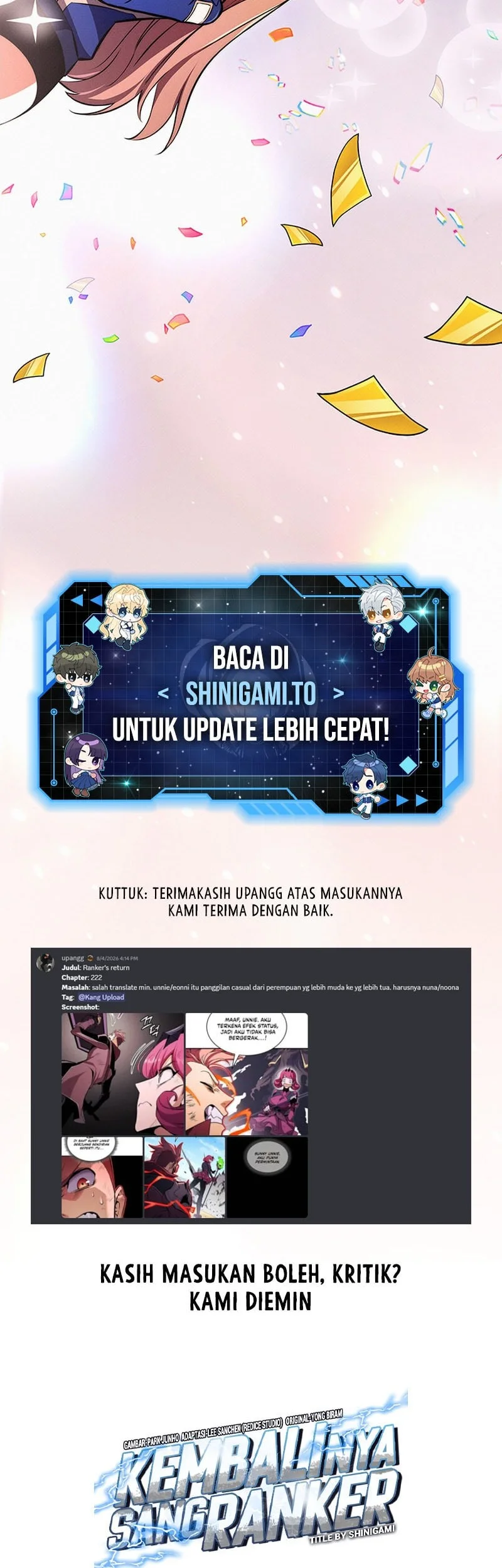 Ranker’s Return (Remake) Bab 256 halaman 68