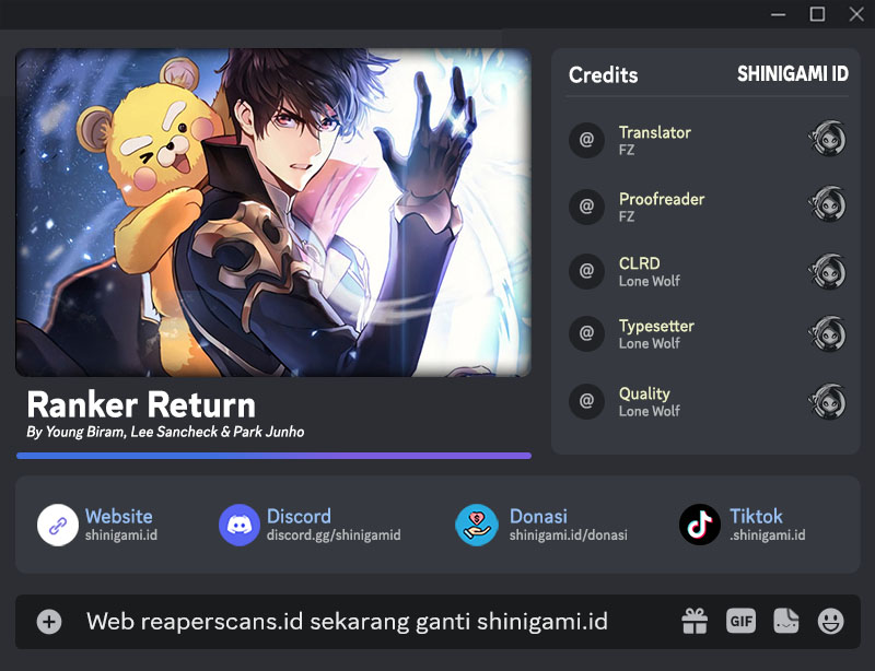Ranker’s Return Bab 95 halaman 1