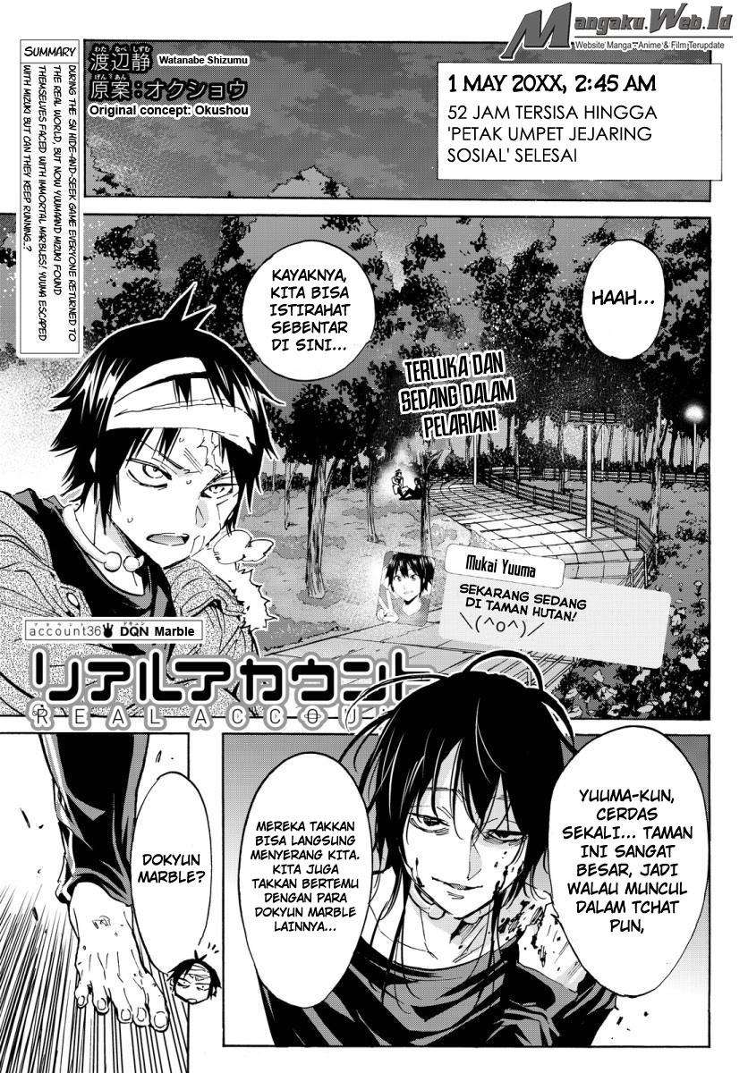Real Account 2 chapter 36 halaman 1
