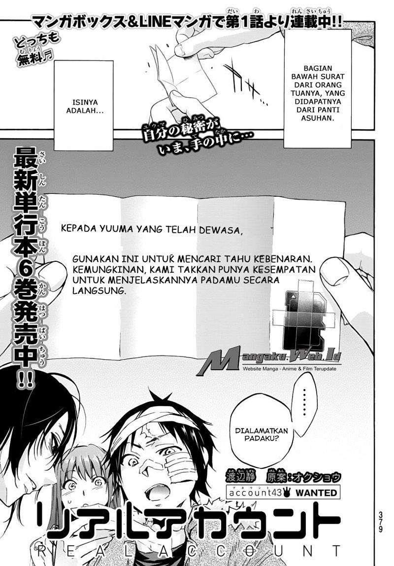 Real Account 2 chapter 43 halaman 1