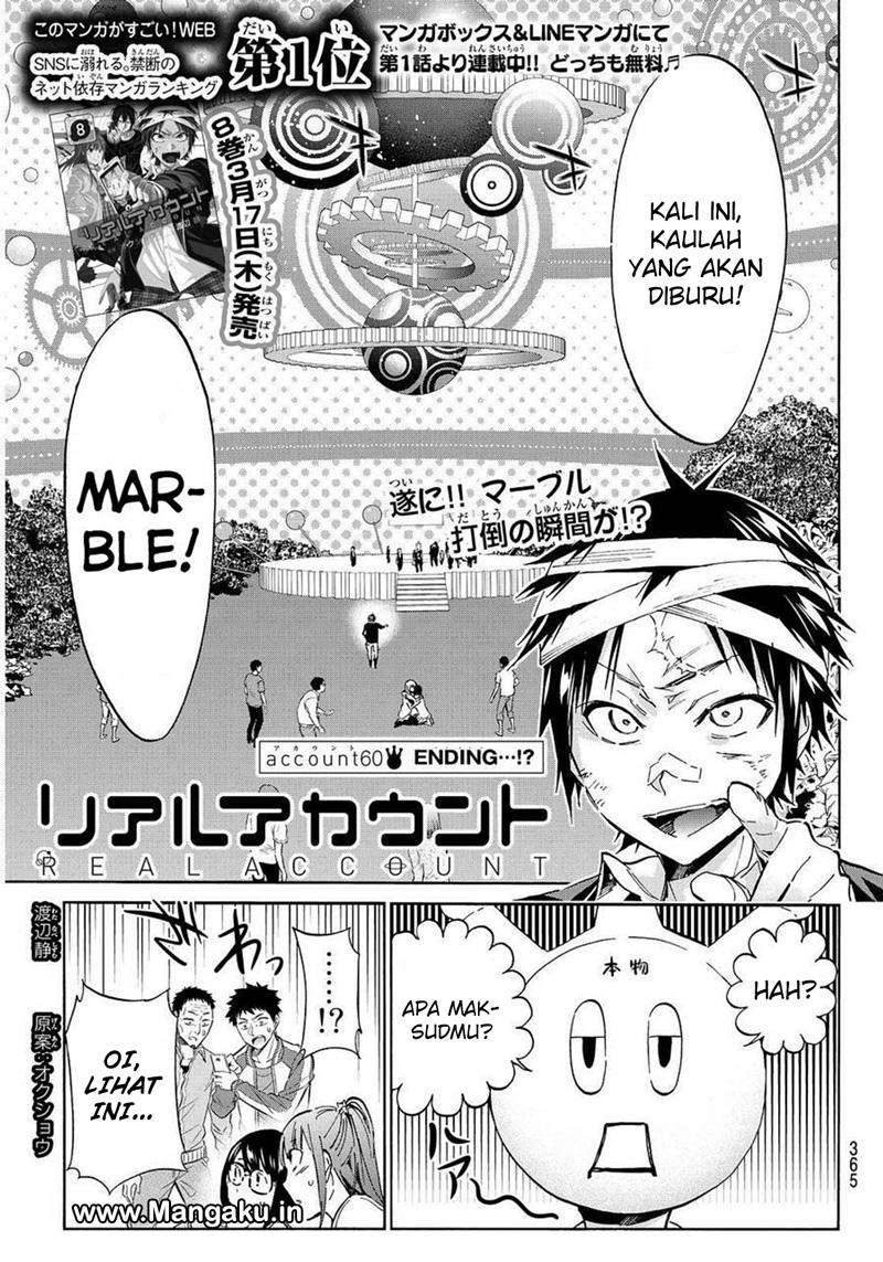 Real Account 2 chapter 60 halaman 1