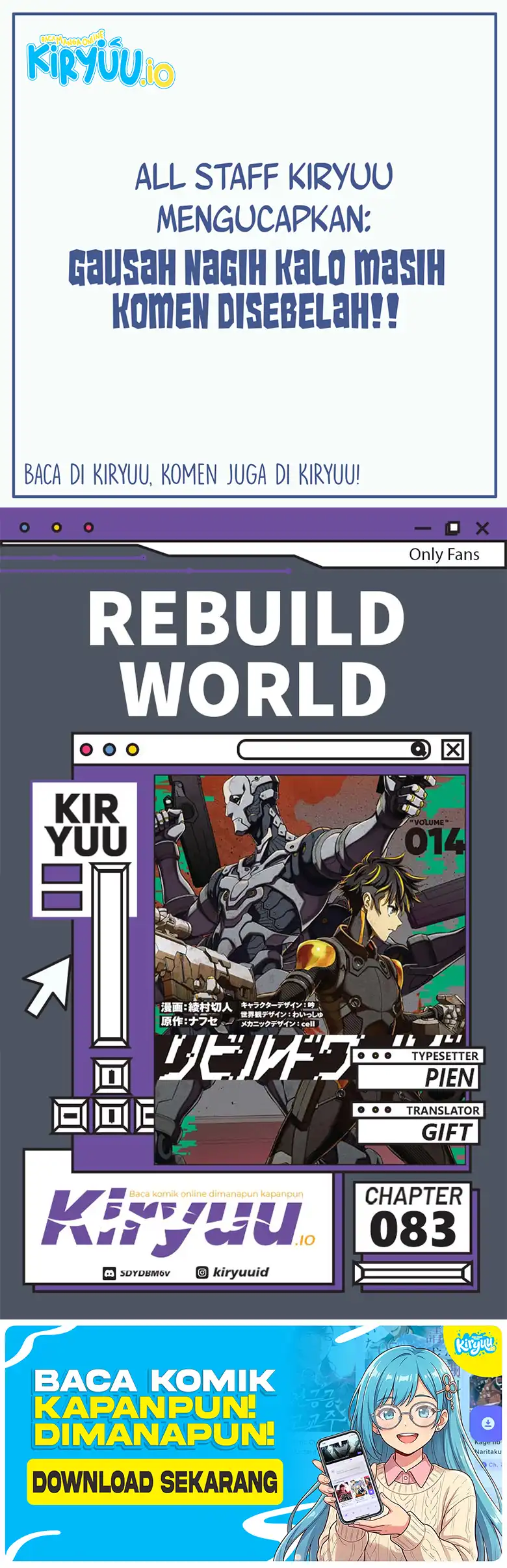 Rebuild World Bab 83 halaman 1