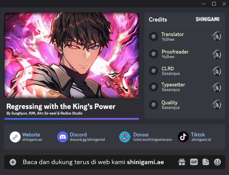 Regressing With The King’s Power Bab 49 halaman 1