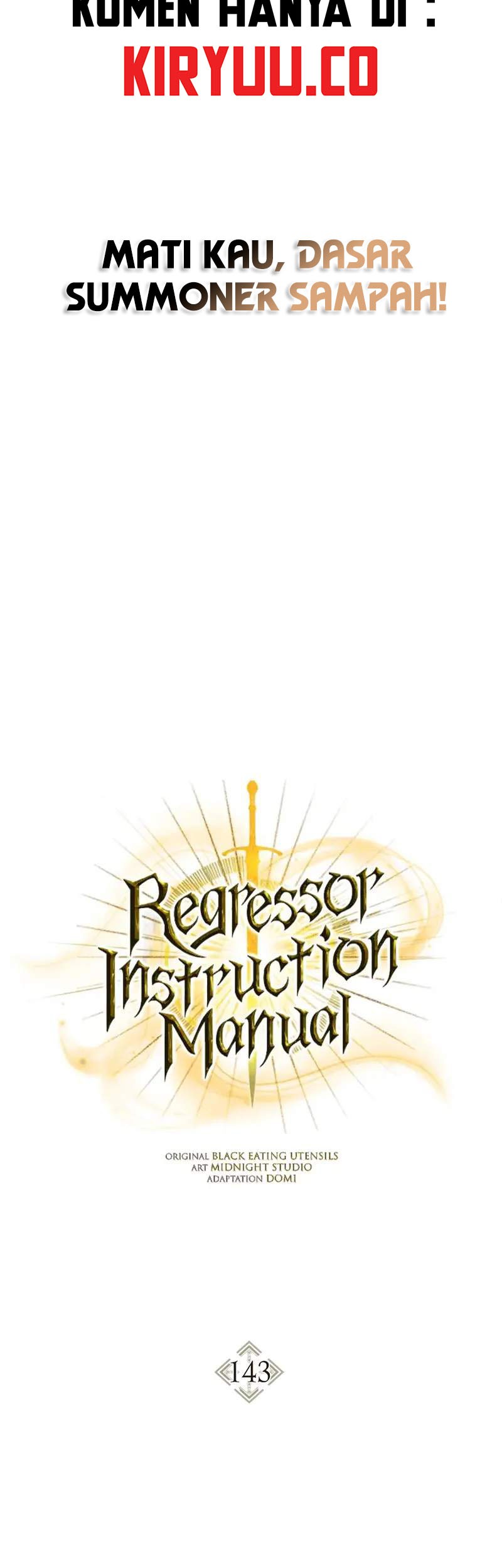 Regressor Instruction Manual chapter 143 halaman 38
