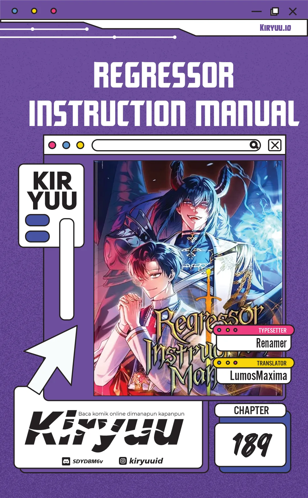 Regressor Instruction Manual chapter 189 halaman 1