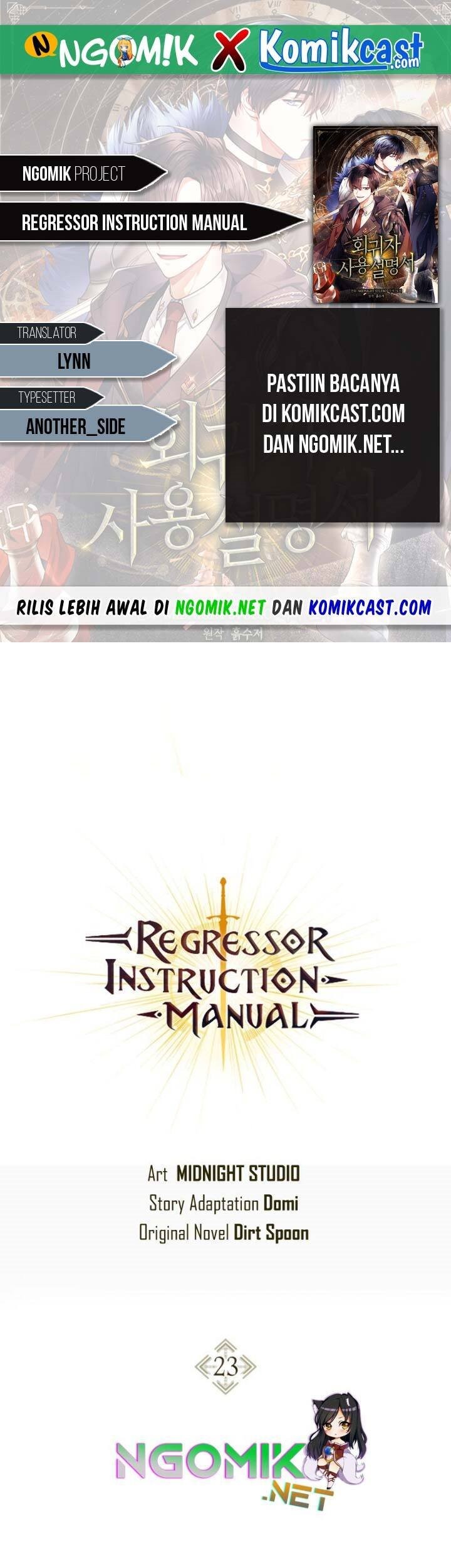 Regressor Instruction Manual Bab 23 halaman 1