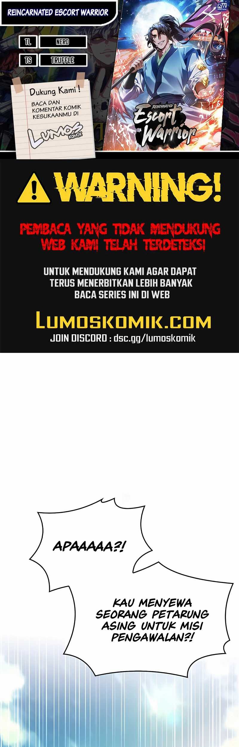 Reincarnated Escort Warrior Bab 102 halaman 1