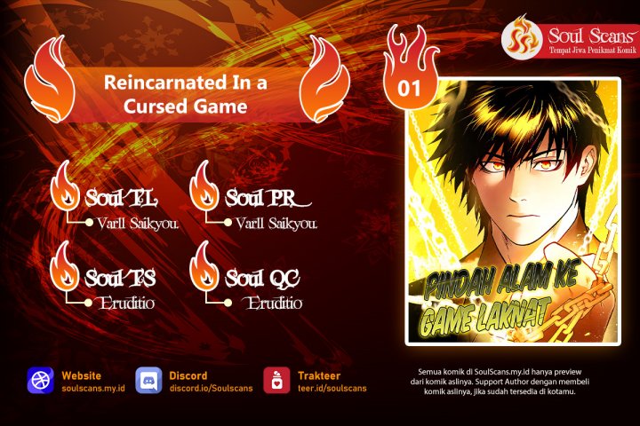 Reincarnated In a Cursed Game chapter 1 halaman 2