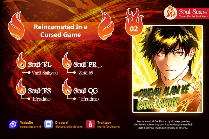 Reincarnated In a Cursed Game chapter 2 halaman 1