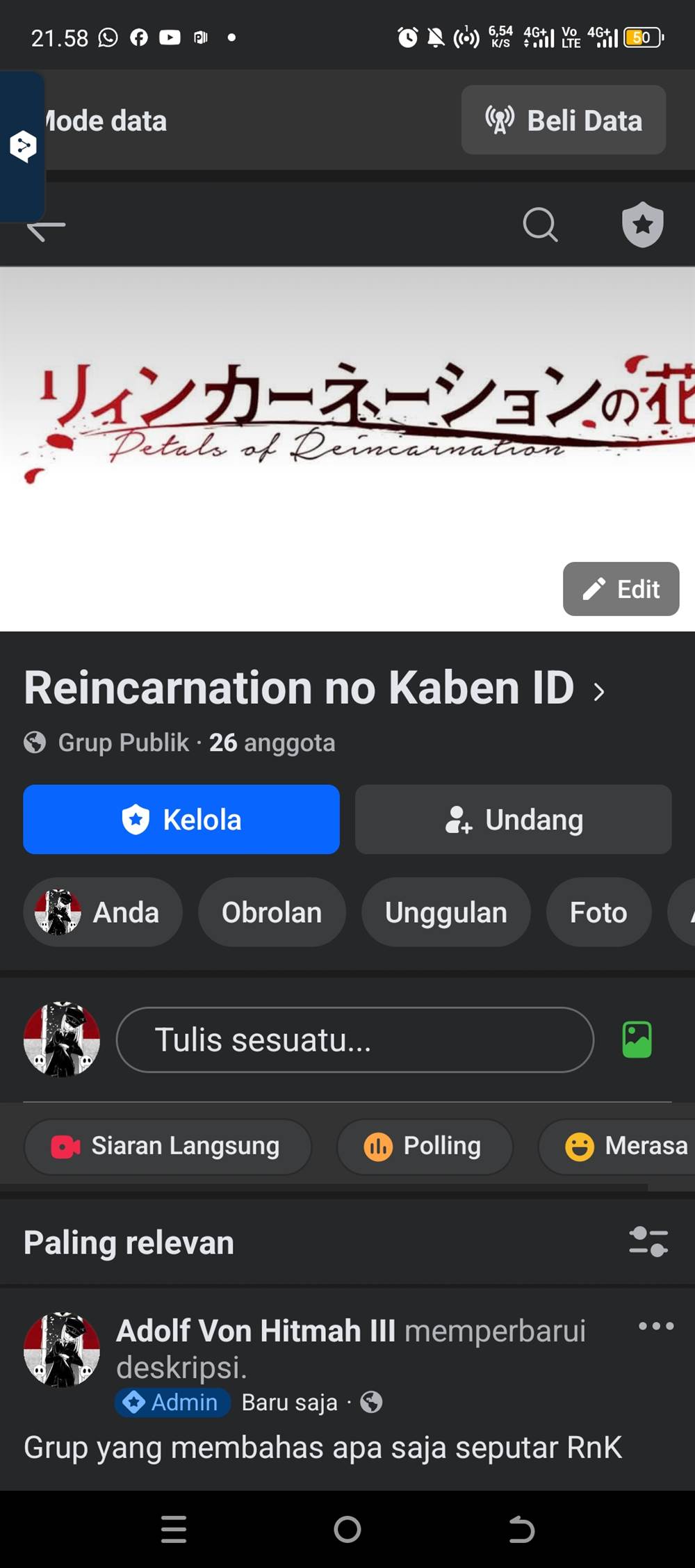 Reincarnation no Kaben Bab 64 halaman 47