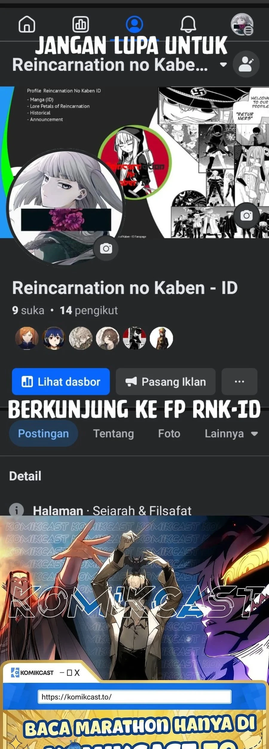 Reincarnation no Kaben Bab 74 halaman 32