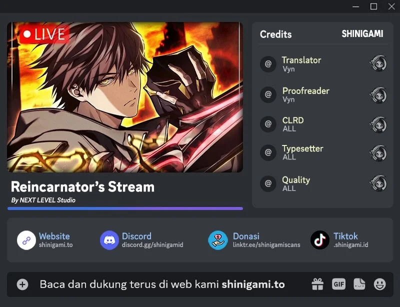 Reincarnator’s Stream Bab 54 halaman 1