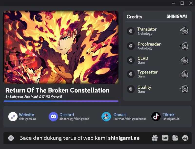 Return of the Broken Constellation chapter 92 halaman 1