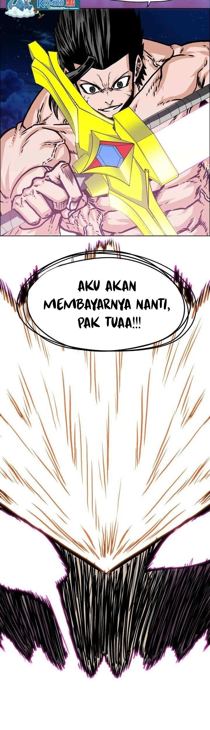Rooftop Sword Master Bab 107 halaman 58