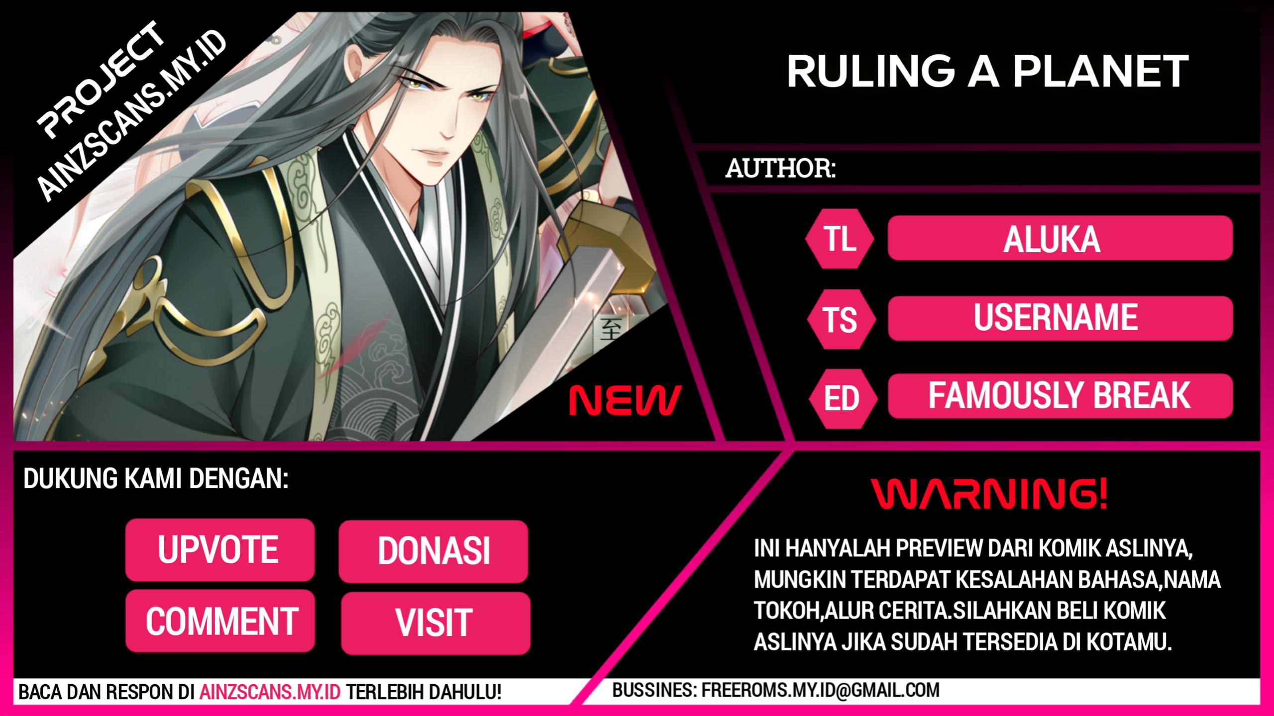 Ruling a Planet Bab 11 halaman 1