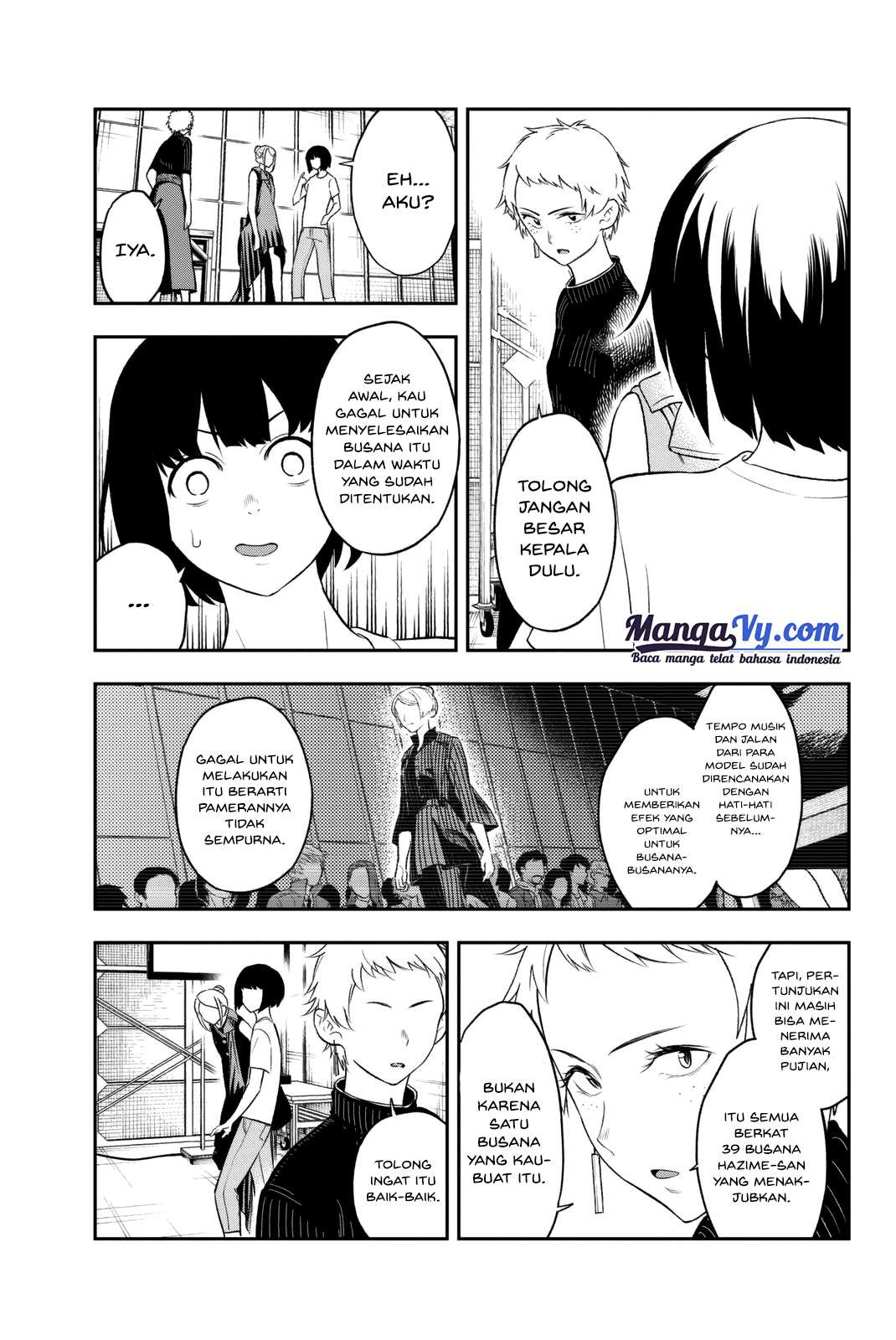 Runway de Waratte chapter 13 halaman 9