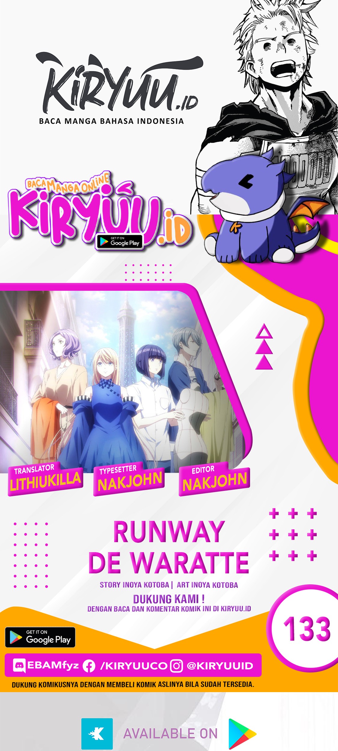 Runway de Waratte Bab 133 halaman 1