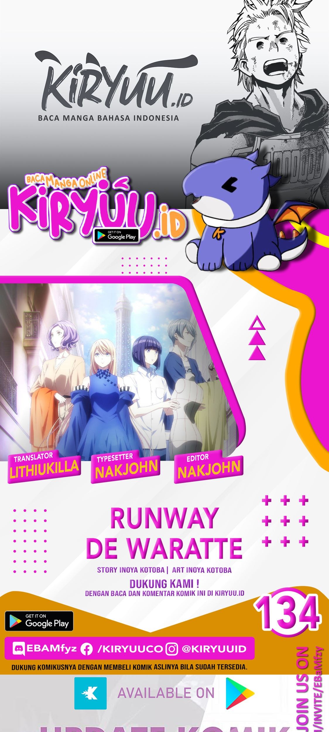 Runway de Waratte Bab 134 halaman 1