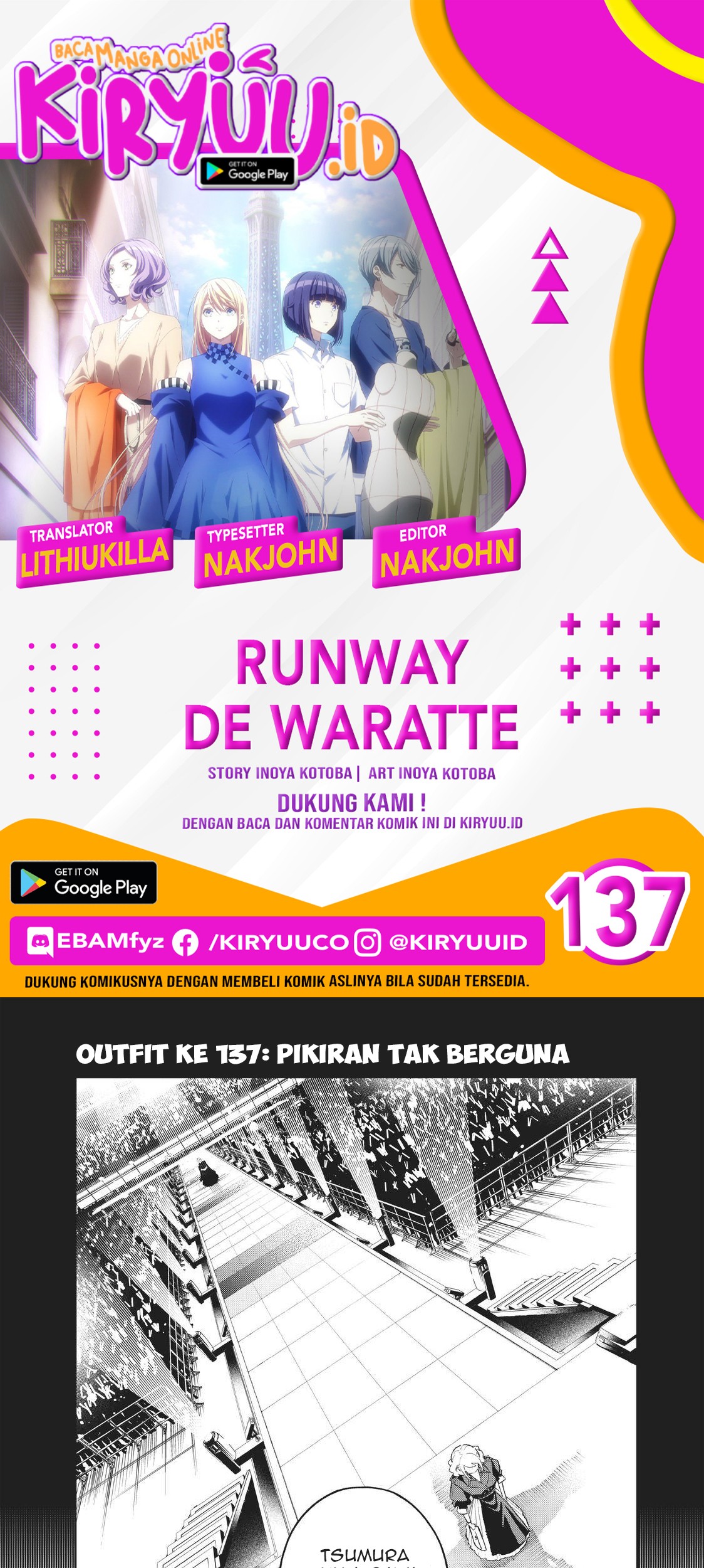 Runway de Waratte Bab 137 halaman 1