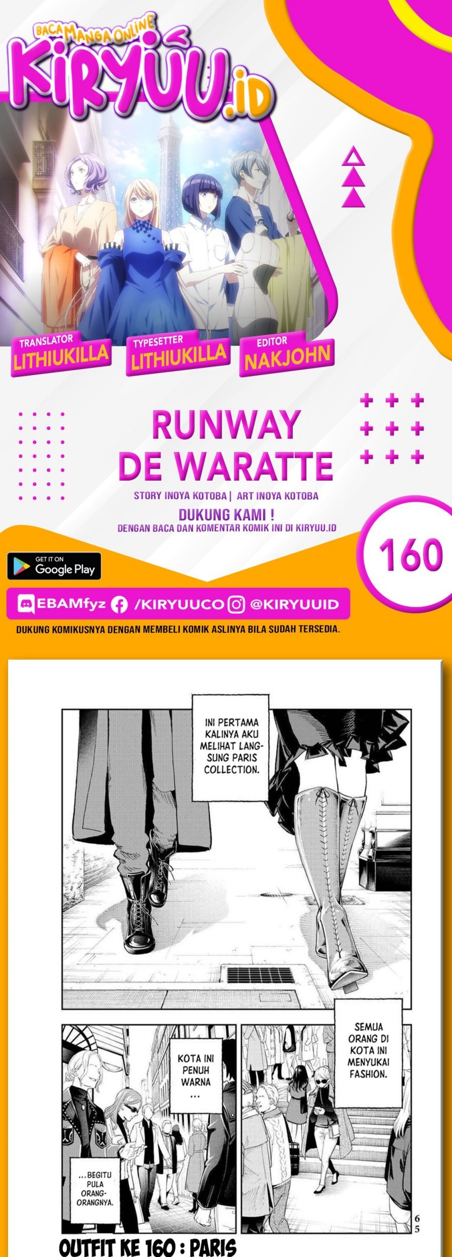 Runway de Waratte Bab 160 halaman 1