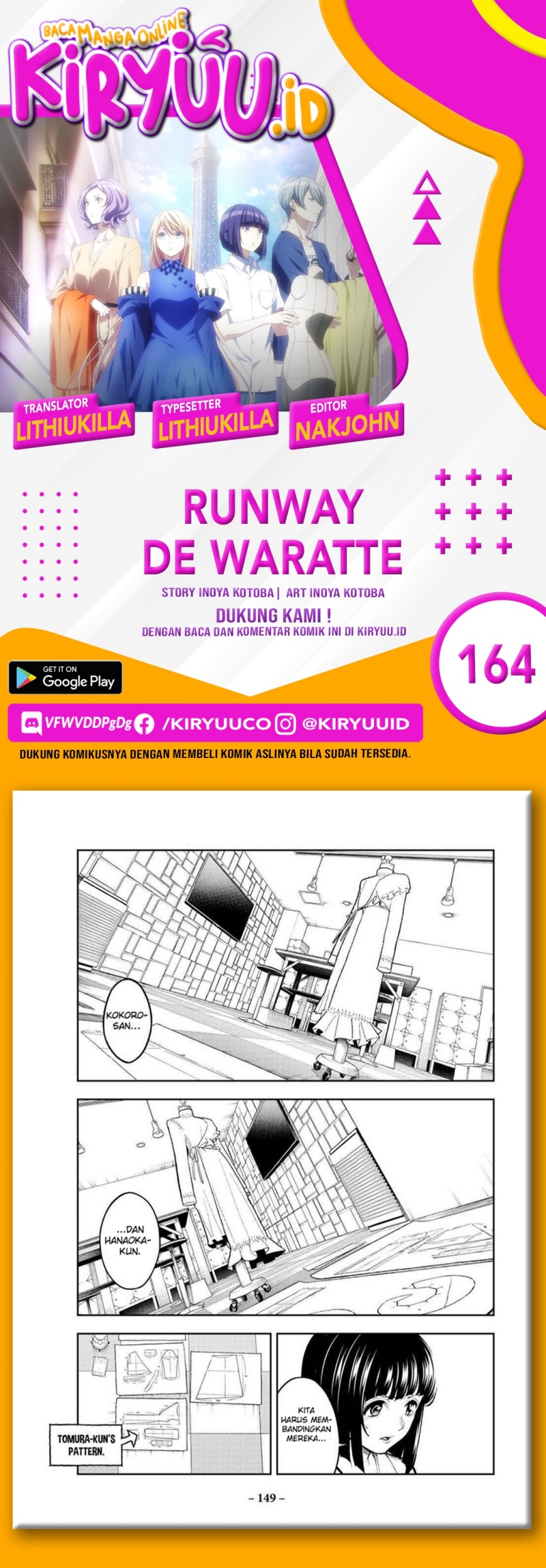 Runway de Waratte Bab 164 halaman 1