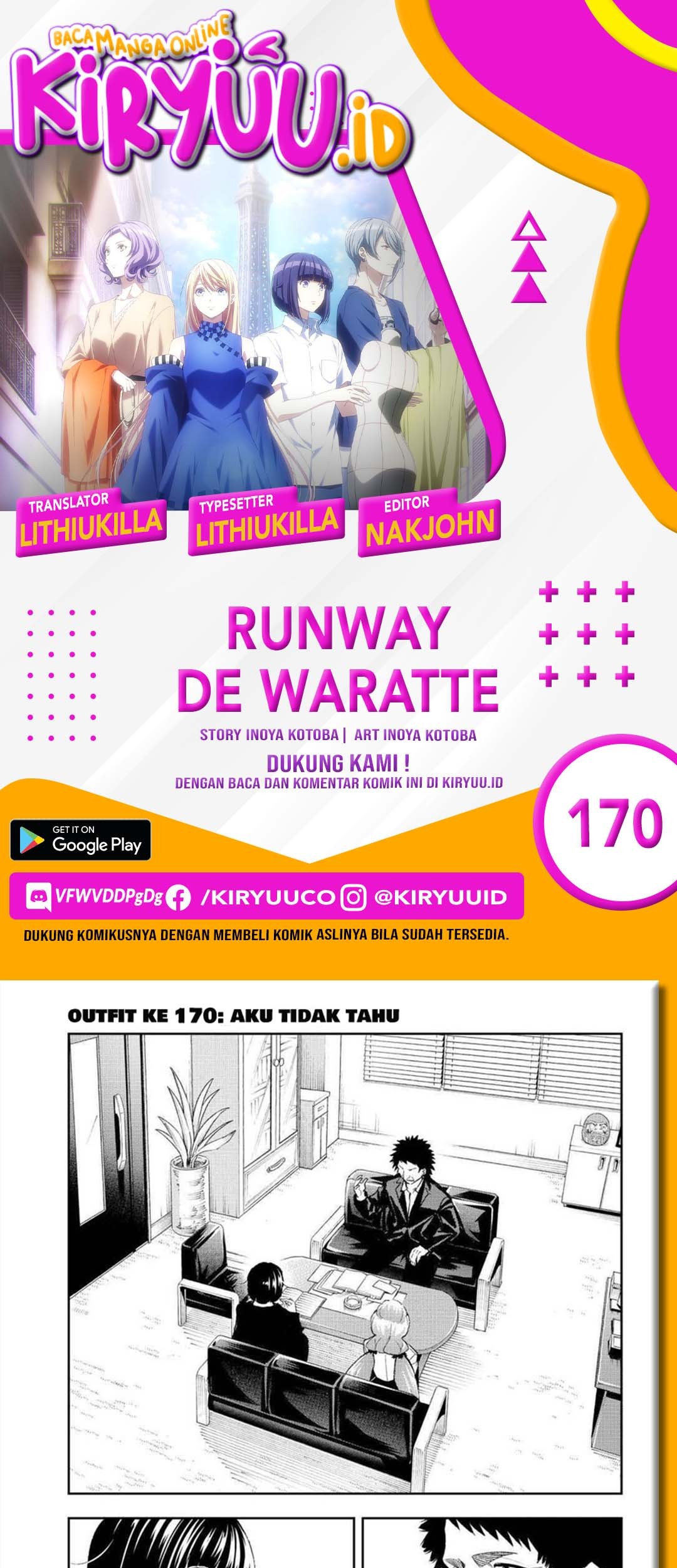 Runway de Waratte Bab 170 halaman 1