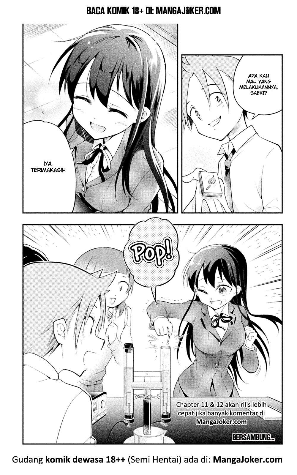 Saeki-san wa Nemutteru Bab 10 halaman 17